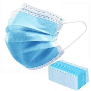 Disposable 3-Ply Non-Surgical Masks- Box of 3500 Masks